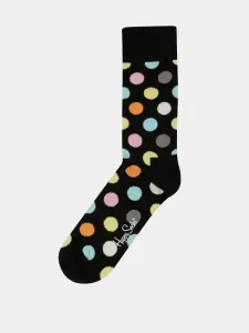 Happy Socks Big Dots Zokni Fekete