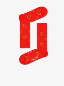 Happy Socks Pizza Slice Zokni Piros #237689