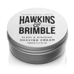 Hawkins & Brimble Hidratáló borotvakrém elemi és ginzeng illattal (Elemi & Ginseng Shaving Cream) 100 ml