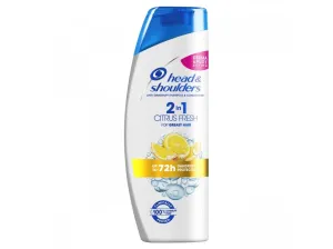 Head and Shoulders Korpásodás elleni sampon és hajbalzsam 2 v 1 Citrus Fresh (Anti-Dandruff Shampoo & Conditioner) 360 ml