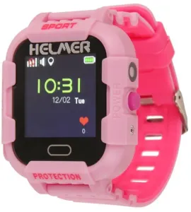 Helmer Okos érintőképernyős óra GPS lokátorral és kamerával - LK 708 rózsaszín