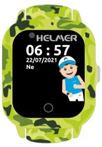 Helmer Okos érintőképernyős óra GPS lokátorral és kamerával - LK 710 4G zöld
