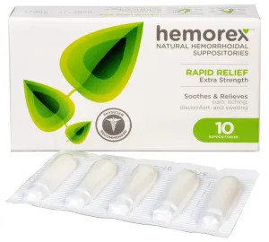 Hemorex Természetes hemoroid kúp 10 db