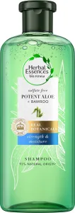 Herbal Essence Hidratáló sampon Potent Aloe + Bamboo (Strength & Moisture Shampoo) 380 ml