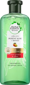 Herbal Essence Sampon száraz és festett hajra Potent Aloe + Mango (Color Protect & Shine Shampoo) 380 ml