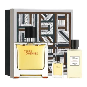 Hermes Terre D' Hermes - parfüm 75 ml + tusfürdő 40 ml + parfüm 5 ml