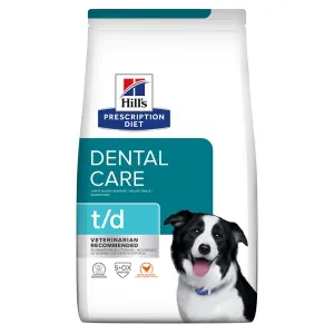 10kg Hill's Prescription Diet Canine t/d Dental Care száraz kutyatáp