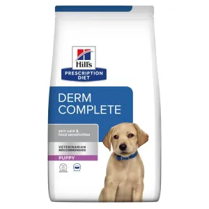 2x 12kg Hill's Prescription Diet Derm Complete Puppy száraz kutyatáp
