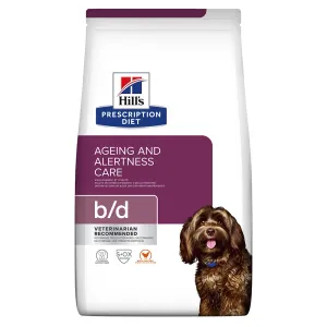 2x12kg Hill's Prescription Diet Canine száraz kutyatáp- b/d Ageing Care csirke (2 x 12 kg)