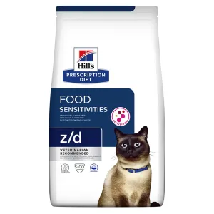 2x6kg Hill's Prescription Diet Feline száraz macskatáp- z/d Food Sensitivities Original (2 x 6 kg)