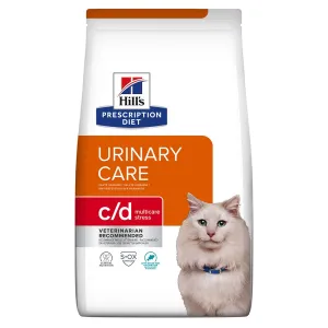 8kg Hill's Prescription Diet c/d Urinary Stress Urinary Care tengeri hal száraz macskatáp