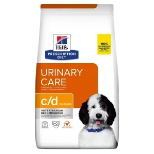 Hill's Prescription Diet c/d Multicare Urinary Care csirke kutyatáp - 2 x 4 kg