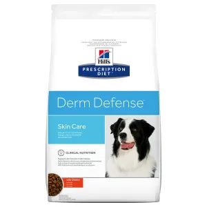 Hill's Prescription Diet Canine száraz kutyatáp- Derm Defense Skin Care csirke (2 x 12 kg)