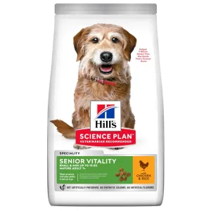 2x6kg Hill's Science Plan Mature Adult Senior Vitality Small & Mini csirke száraz kutyatáp