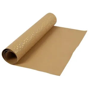 Műbőr papír  - golden dots (dekorálható műbőr papír)