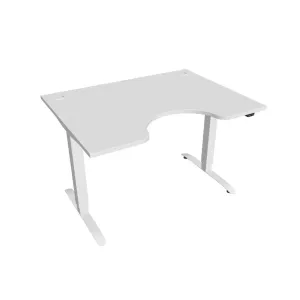 Hobis Motion Ergo elektromosan állítható magasságú íróasztal - 2 szegmensű, standard vezérléssel Szélesség: 120 cm, Szerkezet színe: fehér RAL 9016, … #458861