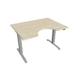 Hobis Motion Ergo elektromosan állítható magasságú íróasztal - 2 szegmensű, standard vezérléssel Szélesség: 120 cm, Szerkezet színe: szürke RAL 9006,… #458874