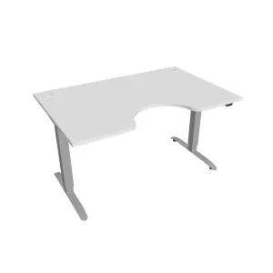 Hobis Motion Ergo elektromosan állítható magasságú íróasztal - 2 szegmensű, standard vezérléssel Szélesség: 140 cm, Szerkezet színe: szürke RAL 9006,…