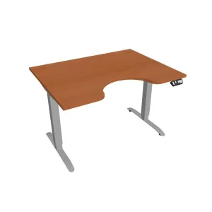 Hobis Motion Ergo elektromosan állítható magasságú íróasztal - 2M szegmensű, memória vezérléssel Szélesség: 120 cm, Szerkezet színe: szürke RAL 9006,…