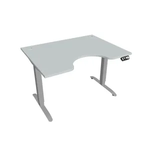 Hobis Motion Ergo elektromosan állítható magasságú íróasztal - 2M szegmensű, memória vezérléssel Szélesség: 120 cm, Szerkezet színe: szürke RAL 9006,…