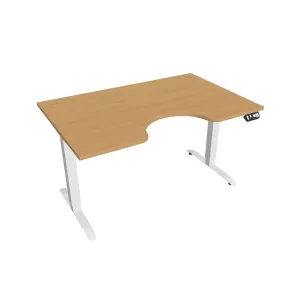 Hobis Motion Ergo elektromosan állítható magasságú íróasztal - 2M szegmensű, memória vezérléssel Szélesség: 140 cm, Szerkezet színe: fehér RAL 9016, … #458967