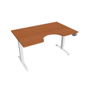 Hobis Motion Ergo elektromosan állítható magasságú íróasztal - 2M szegmensű, memória vezérléssel Szélesség: 140 cm, Szerkezet színe: fehér RAL 9016, … #458968