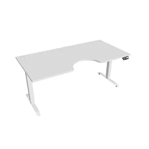 Hobis Motion Ergo elektromosan állítható magasságú íróasztal - 2M szegmensű, memória vezérléssel Szélesség: 180 cm, Szerkezet színe: fehér RAL 9016, … #459008