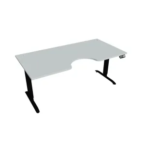 Hobis Motion Ergo elektromosan állítható magasságú íróasztal - 2M szegmensű, memória vezérléssel Szélesség: 180 cm, Szerkezet színe: fekete RAL 9005,…