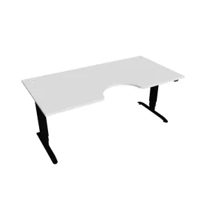 Hobis Motion Ergo elektromosan állítható magasságú íróasztal - 3 szegmensű, standard vezérléssel Szélesség: 180 cm, Szerkezet színe: fekete RAL 9005,… #459099