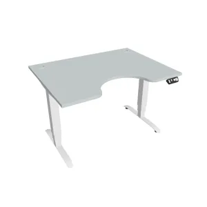 Hobis Motion Ergo elektromosan állítható magasságú íróasztal - 3M szegmensű, memória vezérléssel Szélesség: 120 cm, Szerkezet színe: fehér RAL 9016, … #459118