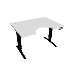 Hobis Motion Ergo elektromosan állítható magasságú íróasztal - 3M szegmensű, memória vezérléssel Szélesség: 120 cm, Szerkezet színe: fekete RAL 9005,… #459120