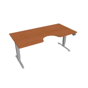 Hobis Motion Ergo elektromosan állítható magasságú íróasztal - 3M szegmensű, memória vezérléssel Szélesség: 180 cm, Szerkezet színe: szürke RAL 9006,… #459192