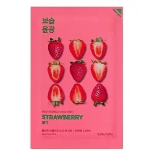 Holika Holika Frissítő maszk eper kivonattal Strawberry (Pure Essence Mask Sheet) 20 ml