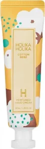 Holika Holika Tápláló és hidratáló kézkrém Cotton Bebe (Perfumed Hand Cream) 30 ml