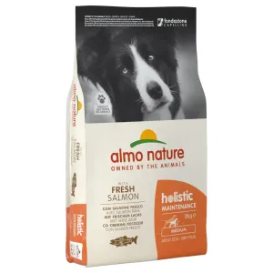 2x12 kg Almo Nature Adult Medium kutyatáp - Lazac & rizs