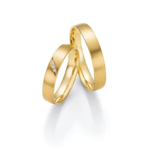 HONEYMOON arany karikagyűrűk  karikagyűrű 66/61130-040YG+66/61140-040YG #390337