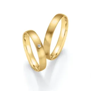 Nászút arany gyűrűk  karikagyűrű 66/61050-035YG+66/61060-035YG #387465