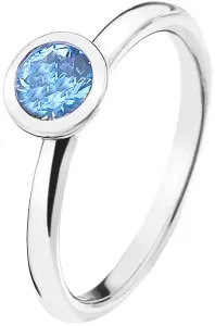Hot Diamonds Emozioni Scintilla Blue Peace ezüst gyűrű ER022 56 mm