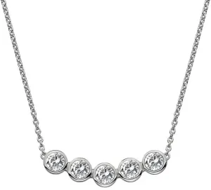 Hot Diamonds Gyengéd ezüst nyaklánc topázzal és valódi gyémánttal Willow DN129-el