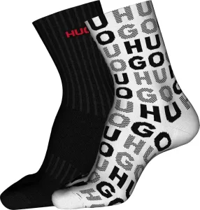 Hugo Boss 2 PACK - férfi zokni HUGO 50501958-100 43-46