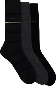 Hugo Boss 3 PACK - férfi zokni BOSS 50515154-012 40-46