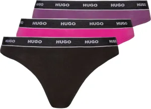 Hugo Boss 3 PACK - női tanga alsó HUGO 50480150-985 S
