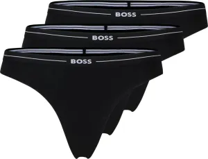 Hugo Boss 3 PACK - női tanga BOSS 50510030-001 XXL