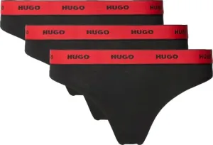 Hugo Boss 3 PACK - női tanga HUGO 50480150-005 L
