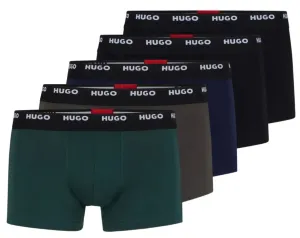 Hugo Boss 5 PACK - férfi boxeralsó HUGO 50479944-997 L