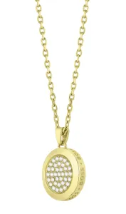 Hugo Boss Káprázatos aranyozott kristály nyaklánc Medallion 1580300