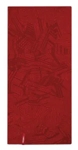 Multifunkcionális merinó sál Husky Merbufe Piros