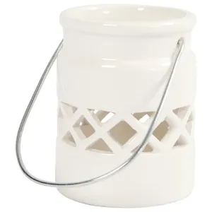 Porcelán lámpás - 2 db (dekorálható porcelán dekoráció)