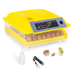 Tojás inkubátor - 48 tojás - lámpával és vízadagolóval - teljesen automatikus | incubato