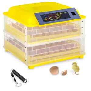 Tojás inkubátor - 96 tojás - lámpával és vízadagolóval - teljesen automatikus | incubato